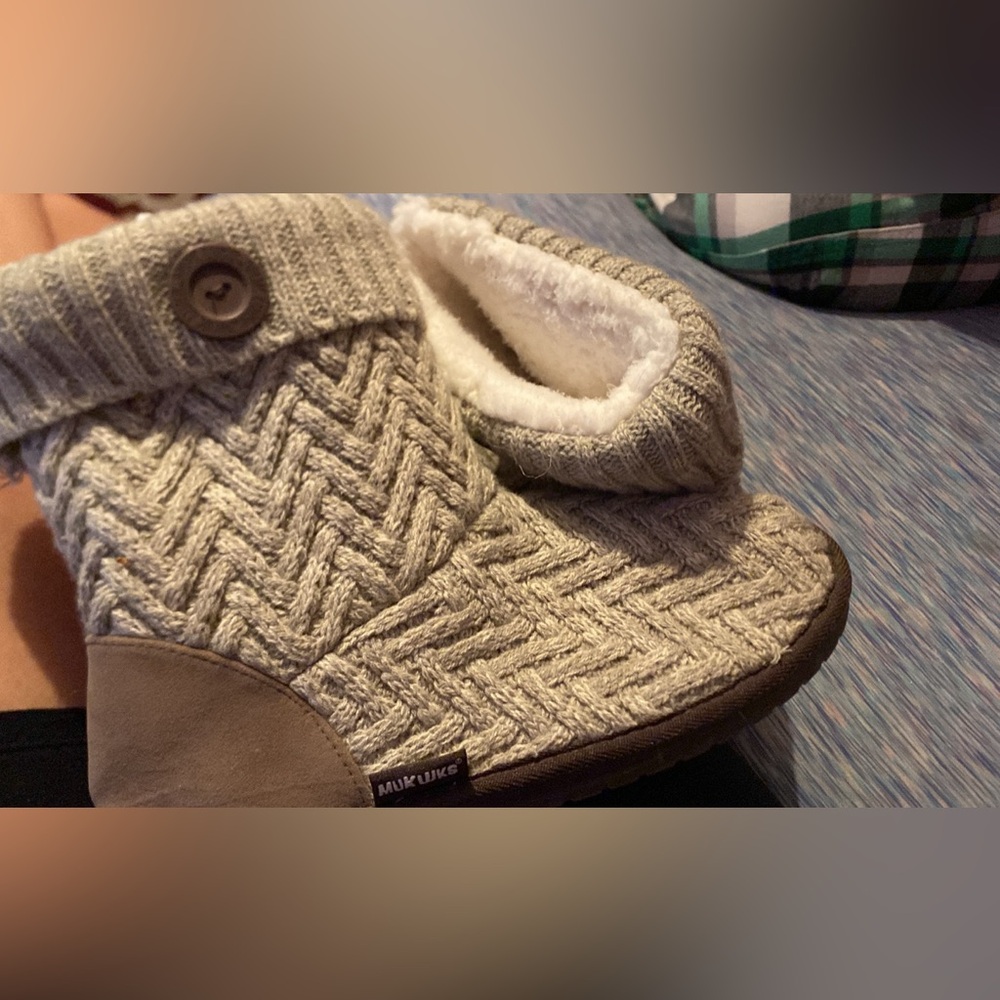 Mukluk boots with fur on inside